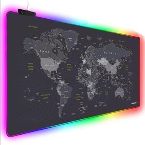 Extended RGB Mouse Pad Mat, rnairni Large Office